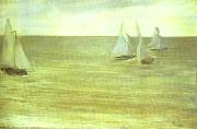 James Abbott Mcneill Whistler Trouville oil painting artist